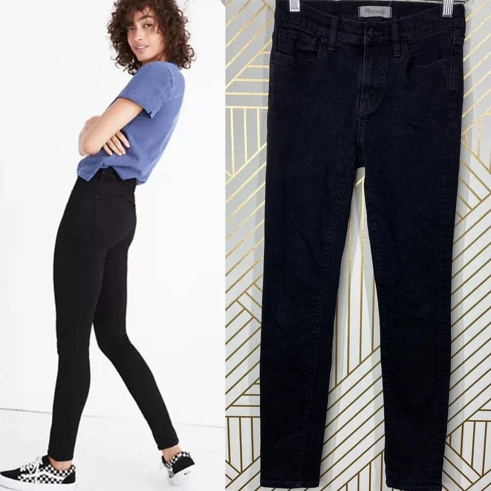 Madewell Roadtripper Skinny Jeans Black‎